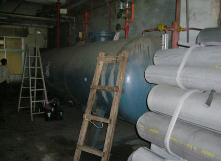 冷凍廠液氨系統管路使用十全龍保溫管保溫